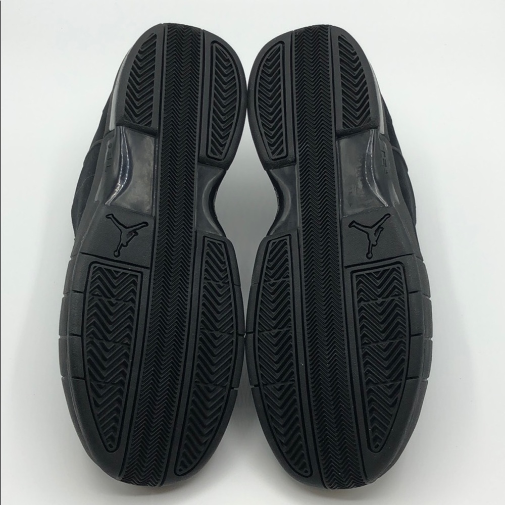 Jordan TE 2 Low Triple Black Basketball Shoes - Picture 9 of 10